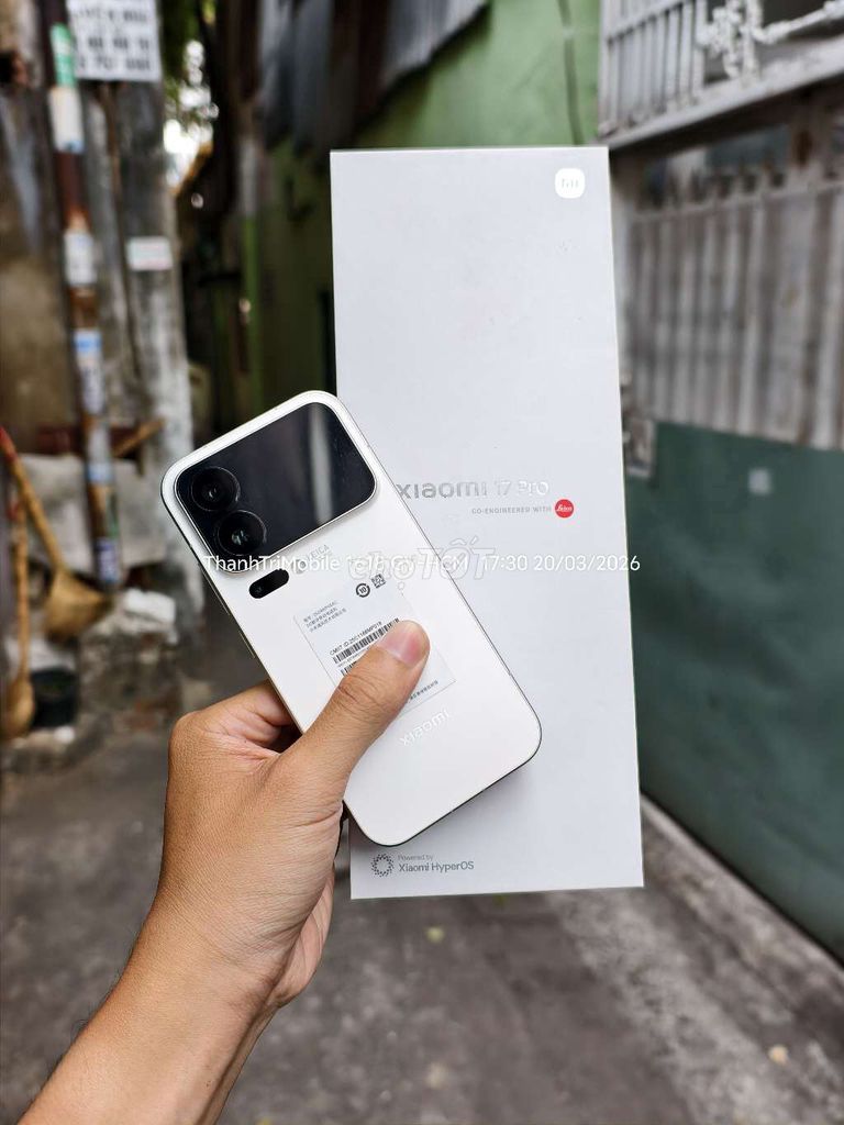 Xiaomi Mi 17 Pro Trắng 12/256 fullbox bản nd. Mua bán Điện thoại tại Quận Gò Vấp Tp Hồ Chí Minh được đăng bởi Thanh Tri hình 1