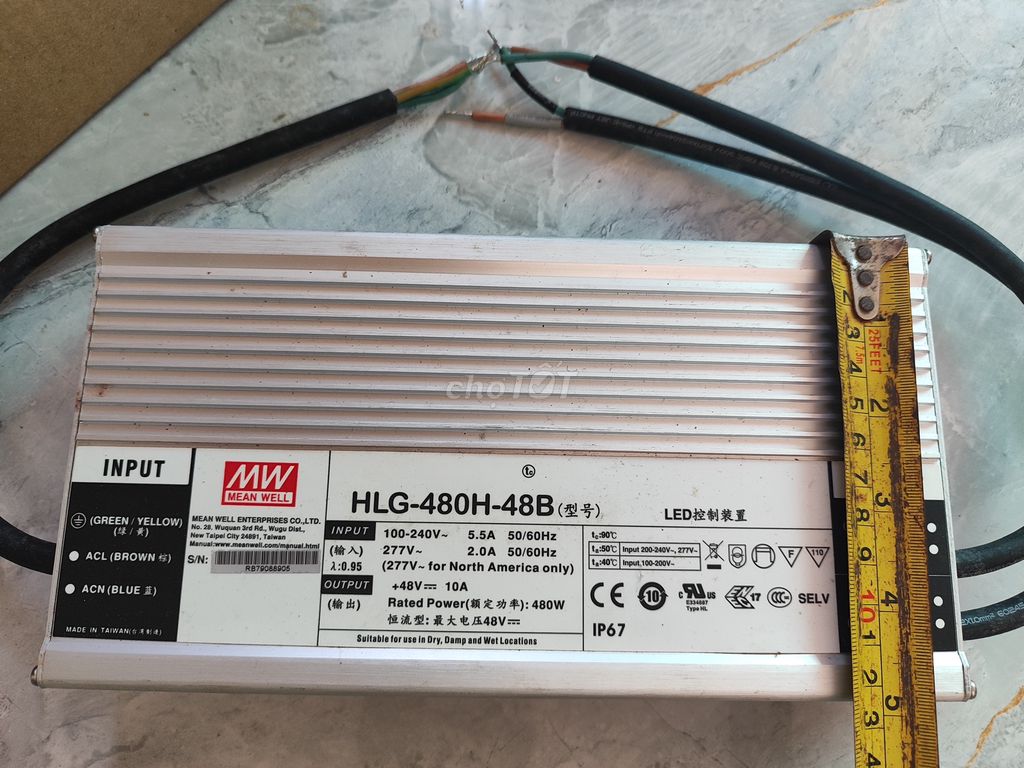 Nguồn LED MEAN WELL HLG-480H-48B. Mua bán Đồ chuyên dụng, Giống nuôi trồng tại Quận Liên Chiểu Đà Nẵng được đăng bởi Tuyền hình 1