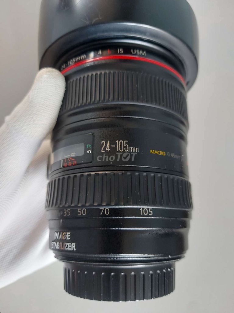 Ống kính Canon EF 24-105mm f/4L Đen. Mua bán Máy ảnh, Máy quay tại Quận Lê Chân Hải Phòng được đăng bởi MAYANHVUI hình 1