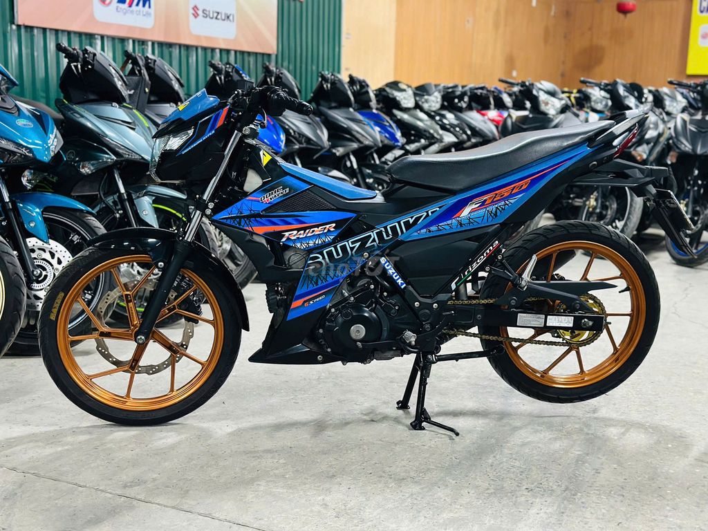 XE MÁYTHANH TÙNG_RAIDER 150 XANH VÀNH CAM MỚI TINH. Mua bán Xe máy tại Quận Nam Từ Liêm Hà Nội được đăng bởi THANH TÙNG hình 5