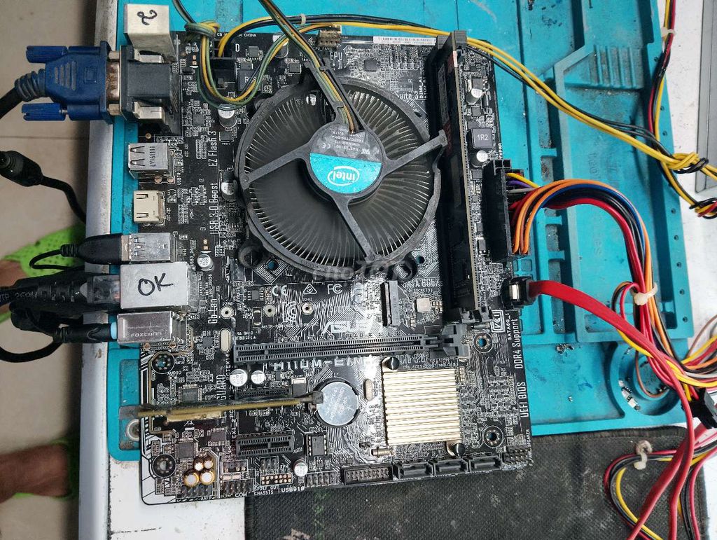 Sửa main Asus H110M-E/ME lỗi vcore, vga