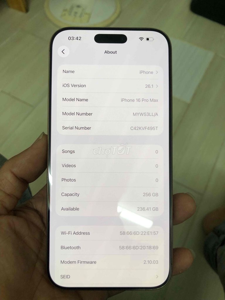 Apple iPhone 16 Pro Max 256GB Vàng. Mua bán Điện thoại tại Quận Phú Nhuận Tp Hồ Chí Minh được đăng bởi PHƯƠNG NAM hình 1