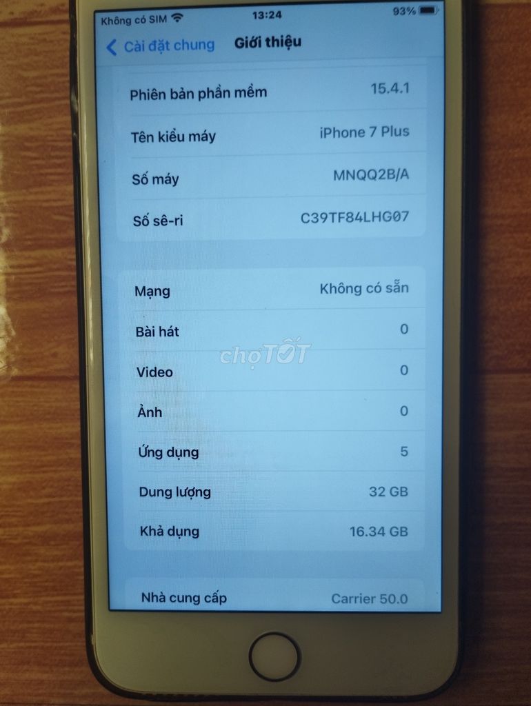 Apple iPhone 7 Plus 32GB vàng. Mua bán Điện thoại tại Huyện Châu Đức Bà Rịa - Vũng Tàu được đăng bởi Nguyễn hình 1