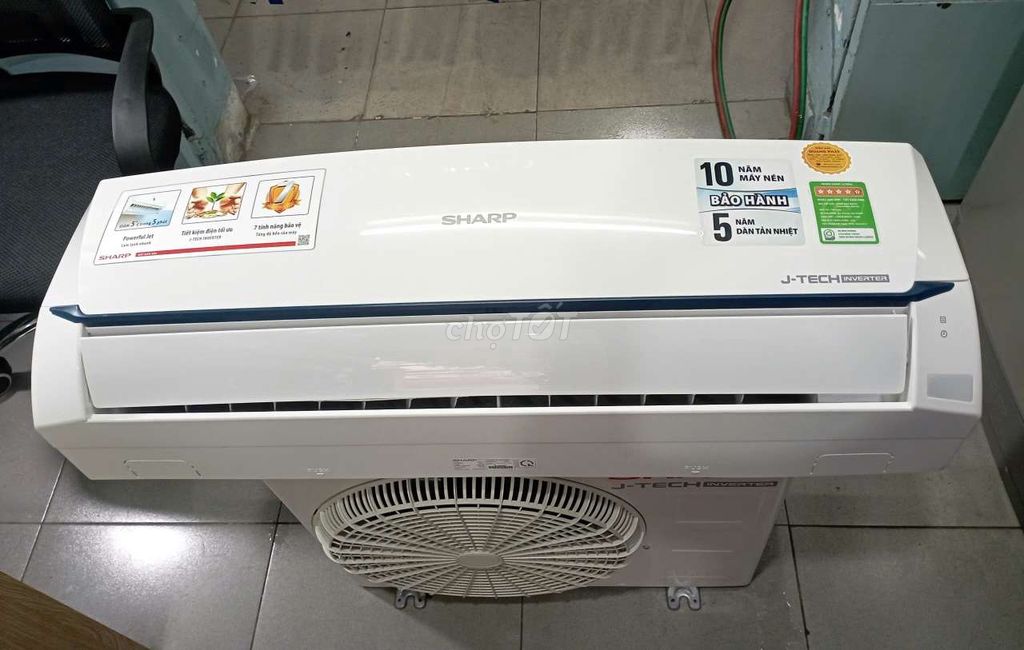 Máy lạnh Sharp 1hp Inverter mới 90% bền tiết kiệm