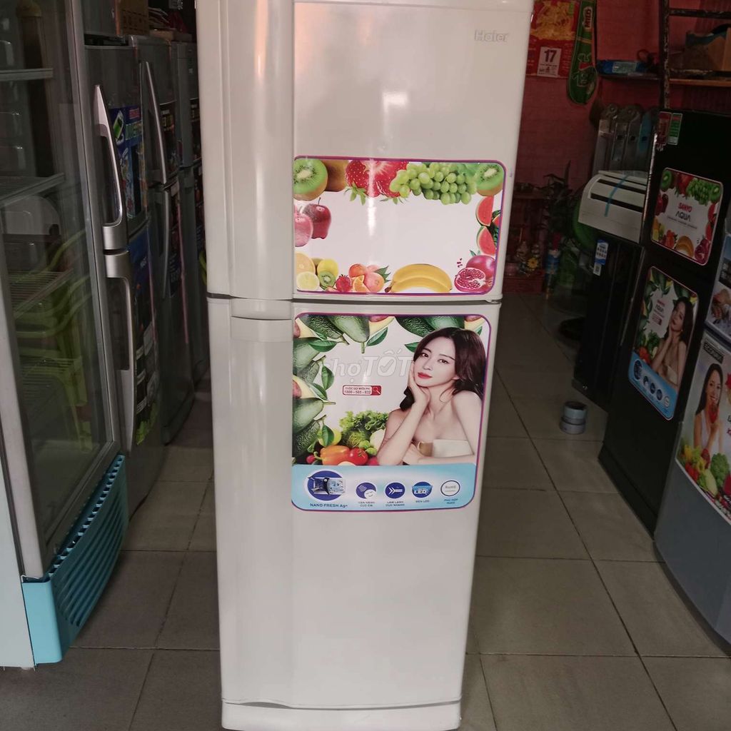 Tủ lạnh Haier Nano Fresh Ag+ Trắng. Mua bán Tủ lạnh tại Thành phố Dĩ An Bình Dương được đăng bởi Trịnh Việt toàn hình 1