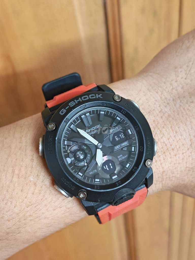 Casio G-Shock GA-2000 Đen Cam Carbon. Mua bán Đồng hồ tại Huyện Vụ Bản Nam Định được đăng bởi Shop Đồng Hồ Si Nhật hình 1
