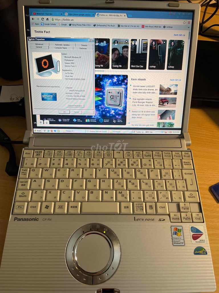 Panasonic CF-R4 Bạc hàng sưu tầm. Mua bán Laptop tại Quận Cầu Giấy Hà Nội được đăng bởi Linh hình 1