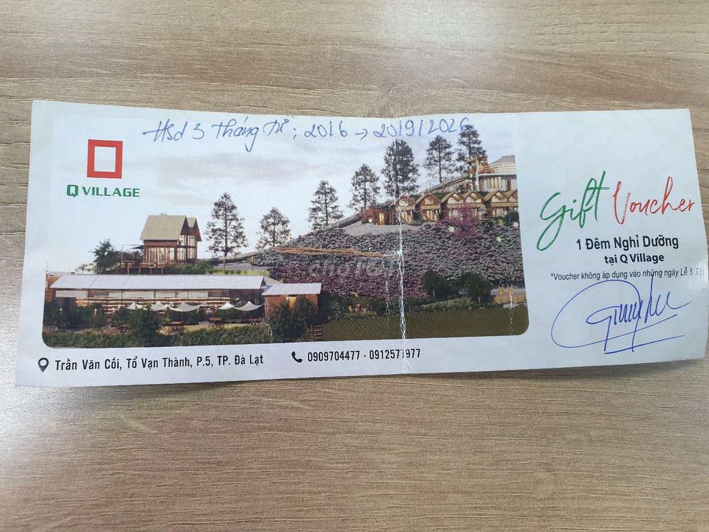 Voucher Q Village Đà Lạt 1 đêm 2 người. Du lịch tại Quận 4 Tp Hồ Chí Minh được đăng bởi long thái hình 1
