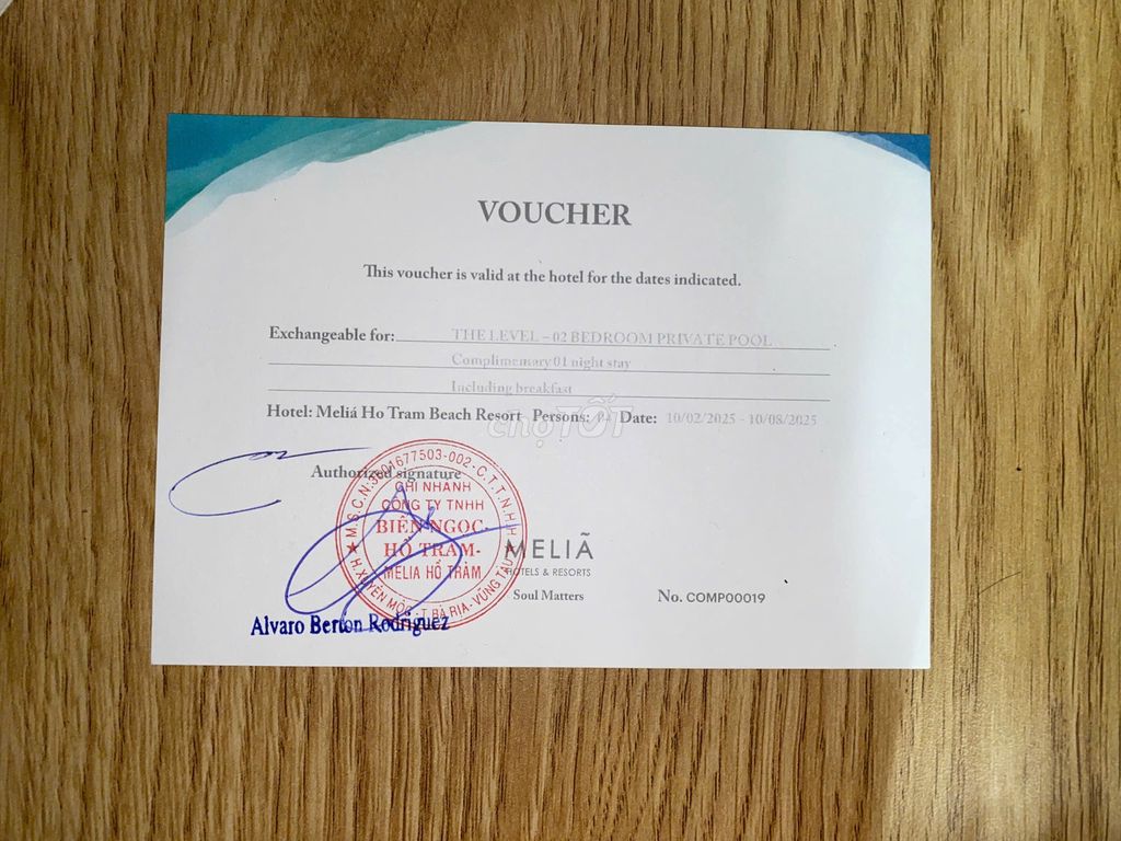 VOUCHER VILLA RESORT 5* QUỐC TẾ - GIÁ THƯƠNG LƯỢNG