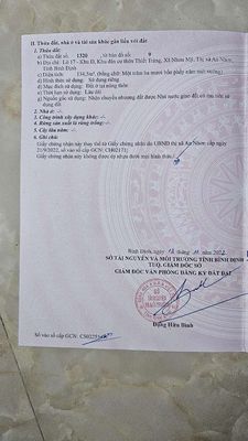 Cần bán gấp. Mua bán đất tại Thị xã An Nhơn Bình Định được đăng bởi Quỳnh Thảo