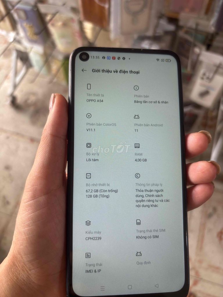 Oppo A54 128GB Đen. Mua bán Điện thoại tại Quận Bình Tân Tp Hồ Chí Minh được đăng bởi Đường Minh hình 1