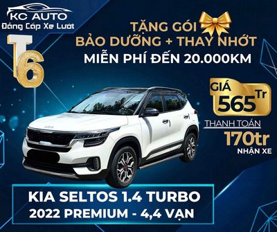 Kia Seltos 1.4 Turbo Premium 2022 Trắng 44000 km