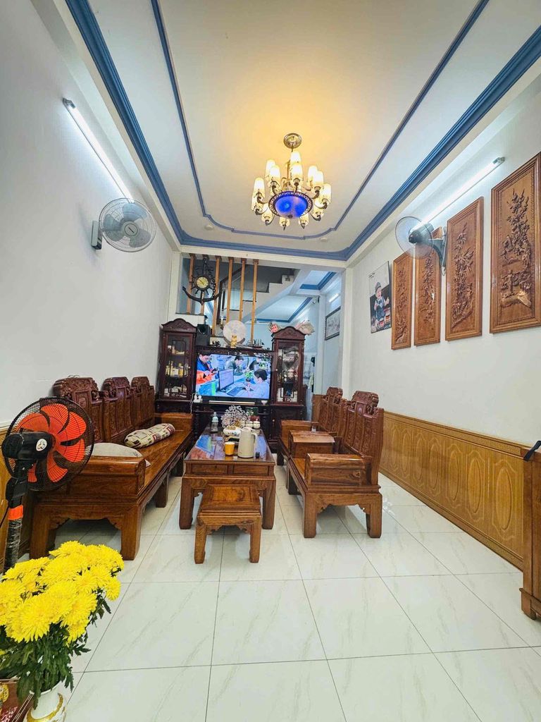 BÁN NHÀ P15 TÂN BÌNH , PHAN HUY ÍCH, HẺM XE HƠI, 3.5m x 15m, 5 TỶ .x