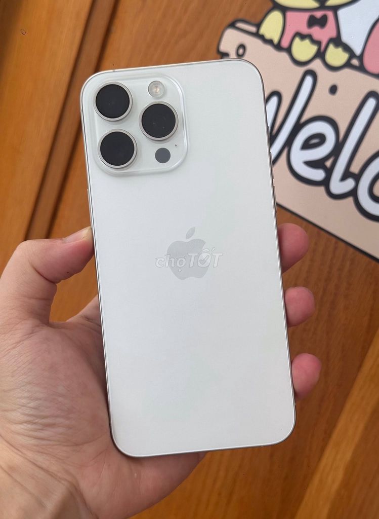 Apple iPhone 15 Pro Max 256GB Trắng 93%. Mua bán Điện thoại tại Quận 1 Tp Hồ Chí Minh được đăng bởi Hội Đồ Điện Tử hình 1
