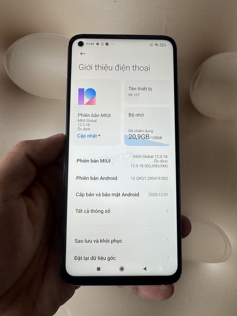 Xiaomi Mi 10T 128GB Đen. Mua bán Điện thoại tại Quận Liên Chiểu Đà Nẵng được đăng bởi hai hình 1