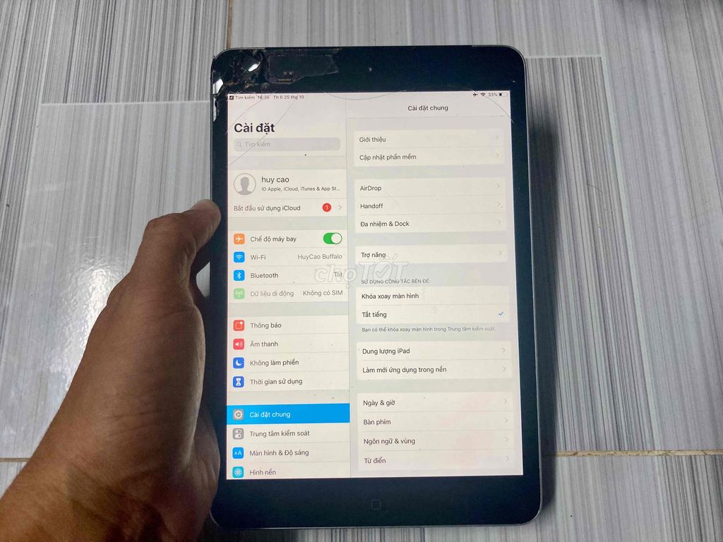 Ipad mini 2 32GB bản 4G bể kính full chức năng. Mua bán Máy tính bảng tại Quận 11 Tp Hồ Chí Minh được đăng bởi CQH hình 3