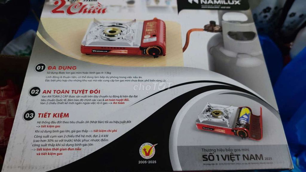 Bếp gas mini Namilux NA-P2913PS Đỏ Thép không gỉ. Mua bán Bếp, lò, đồ điện nhà bếp tại Thành phố Thủ Đức Tp Hồ Chí Minh được đăng bởi thành công hình 1
