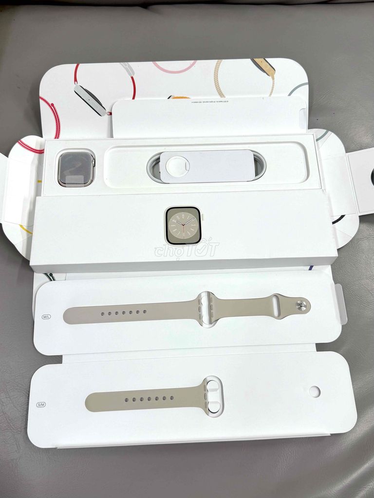 Apple Watch S8 41mm Nhôm Starlight 99%. Mua bán Thiết bị đeo thông minh tại Quận 10 Tp Hồ Chí Minh được đăng bởi Táo Tốt Apple  hình 1