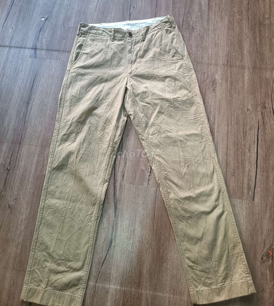 Quần kaki Uniqlo Nam Nâu Cotton size 31. Mua bán Quần áo tại Thành phố Long Xuyên An Giang được đăng bởi NGÔ ANH KIỆT  hình 1