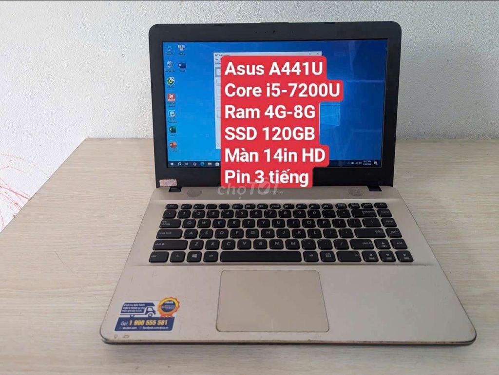 Asus A441U i5-7200U 14 inch 4GB/120GB. Mua bán Laptop tại Quận Ninh Kiều Cần Thơ được đăng bởi Laptop Linh Kiện PC Nhật Mỹ CT hình 1