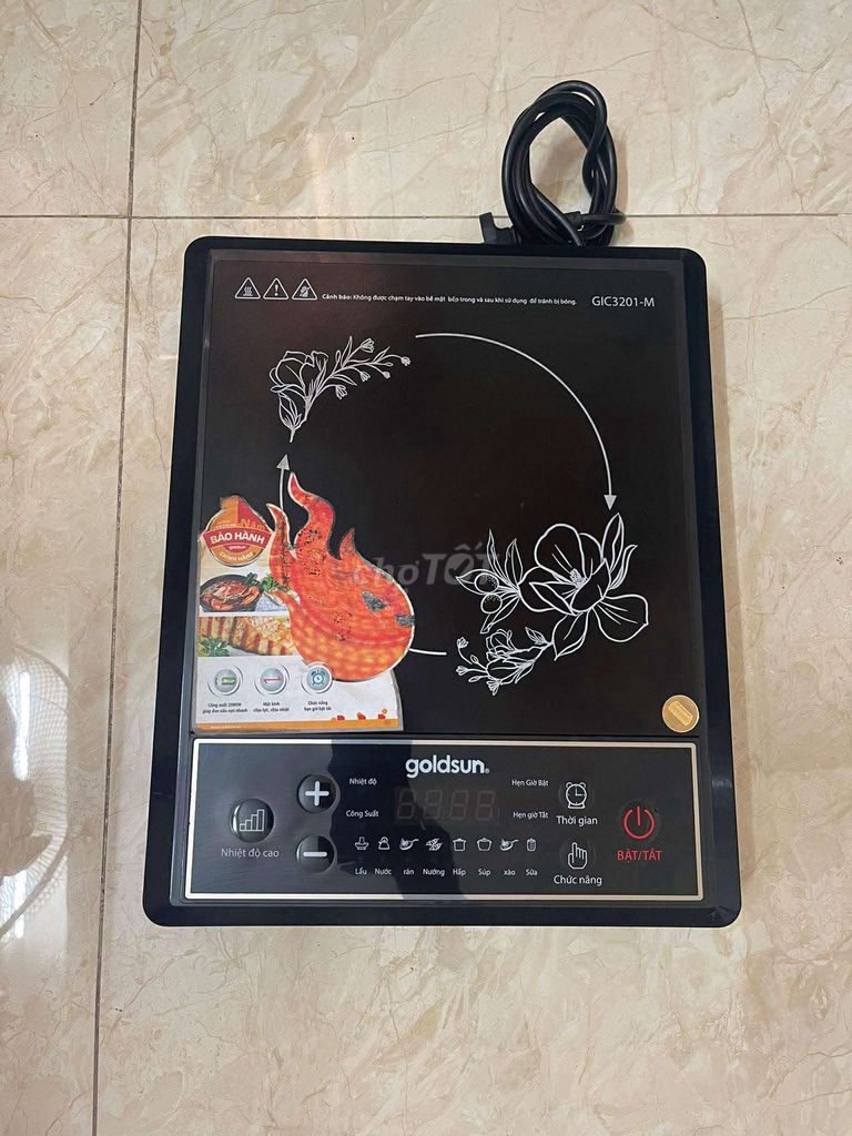 Bếp điện từ Goldsun GIC3201-M Đen. Mua bán Bếp, lò, đồ điện nhà bếp tại Quận Phú Nhuận Tp Hồ Chí Minh được đăng bởi Đông Khuê hình 1