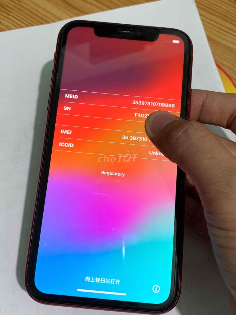 Điện thoại iPhone Đỏ Đã qua sử dụng. Mua bán Điện thoại tại Quận Cái Răng Cần Thơ được đăng bởi DienTuGiaRe87 hình 1