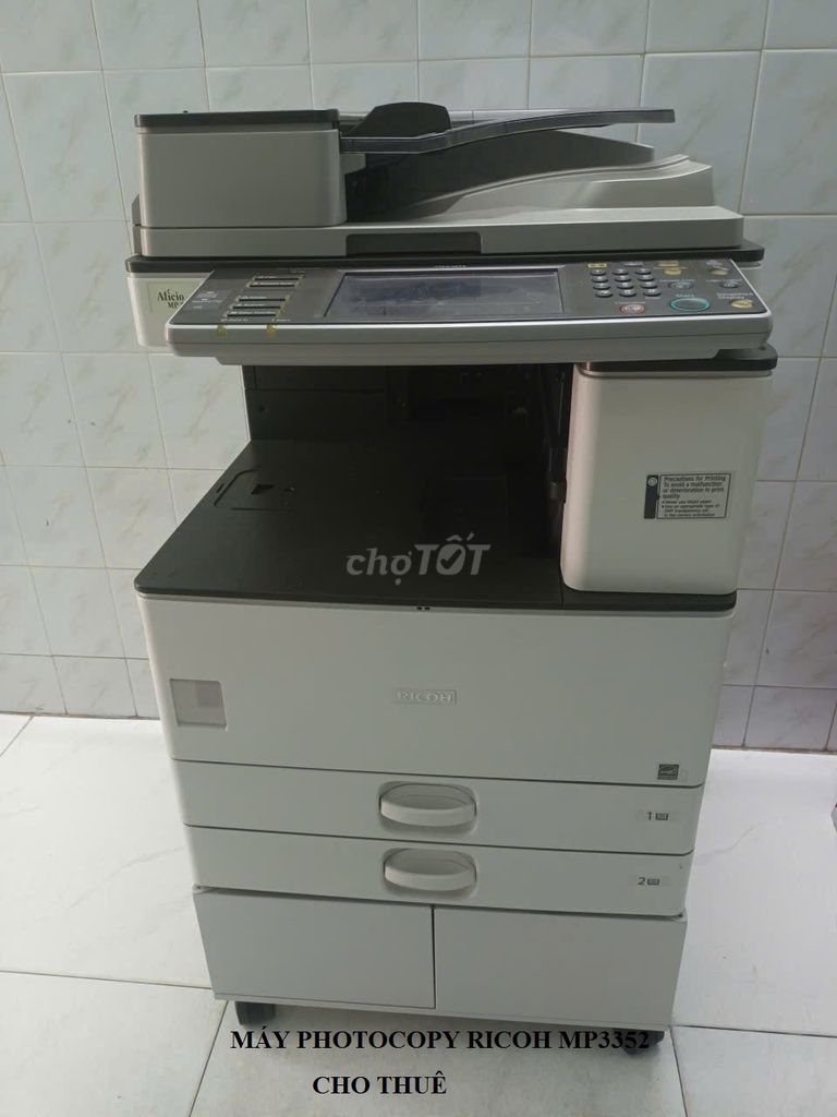 Máy Photo Ricoh MP3352 Trắng đen, A3-A4-A5Cho Thuê. Mua bán Đồ dùng văn phòng tại Quận Tân Bình Tp Hồ Chí Minh được đăng bởi Hotline hình 1