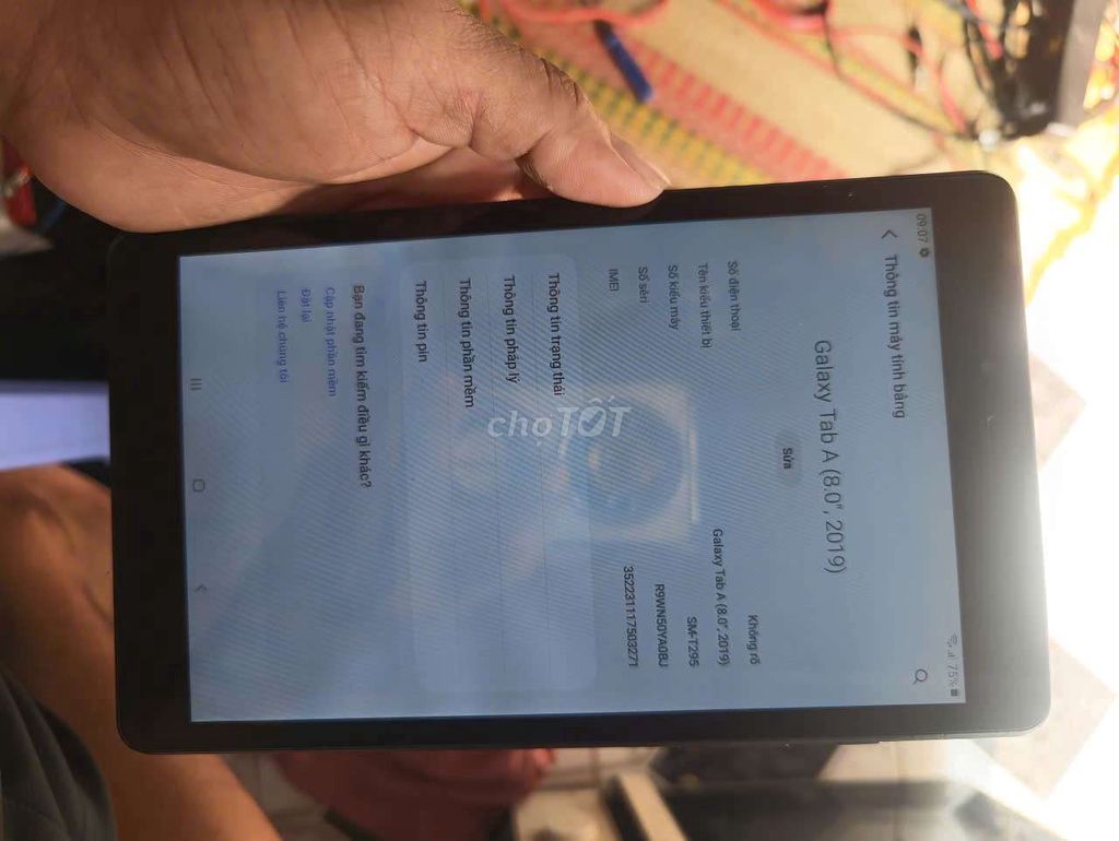Samsung Galaxy Tab A (8.0, 2019) 32GB Đen. Mua bán Máy tính bảng tại Thành phố Thủ Đức Tp Hồ Chí Minh được đăng bởi vỏ hung hình 1