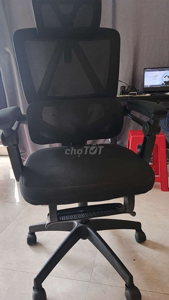 Ghế công thái học CTH-27 Đen. Mua bán Bàn ghế tại Thành phố Rạch Giá Kiên Giang được đăng bởi Aha Utmi hình 1