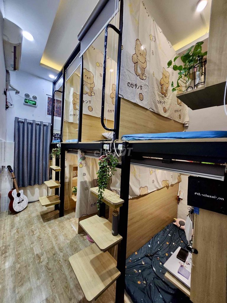 Sleepbox cao cấp Bình Thạnh - KTX Nữ Tiện nghi đầy đủ sạch sẽ an ninh