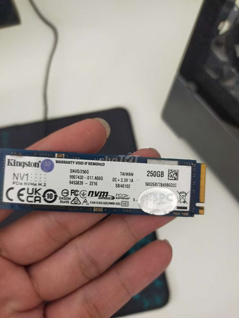 Ổ cứng SSD Kingston NV1 250GB. Mua bán Linh kiện (RAM, Card...) tại Quận Liên Chiểu Đà Nẵng được đăng bởi Hoàng Thịnh 81 hình 1