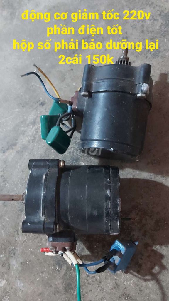 Động cơ giảm tốc 220V điện tốt. Mua bán Đồ chuyên dụng, Giống nuôi trồng tại Huyện Quỳ Hợp Nghệ An được đăng bởi Luc hình 1