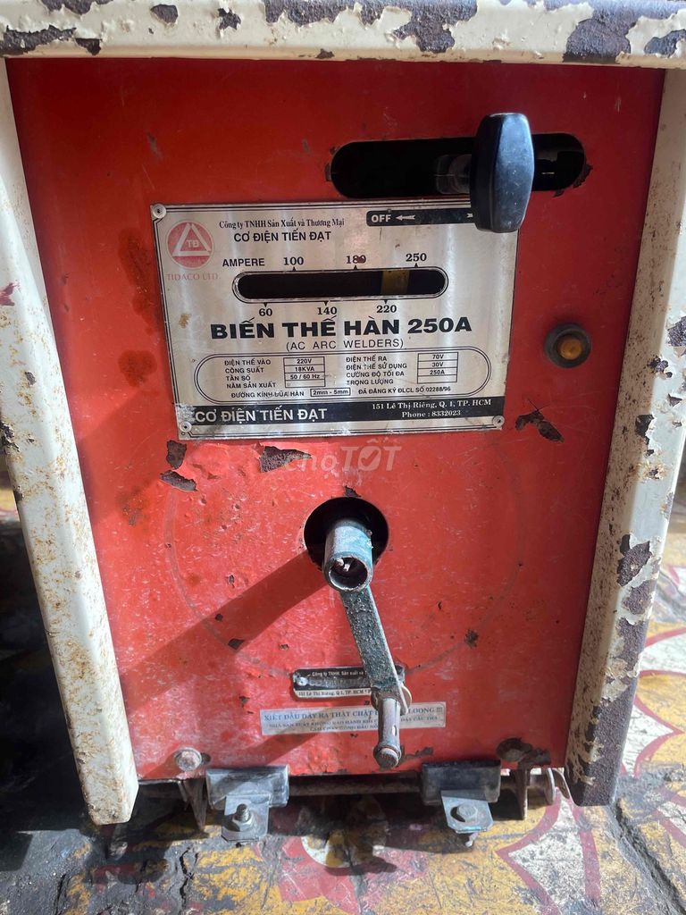 Máy hàn Tiến Đạt 250A 220V Đồng. Mua bán Đồ chuyên dụng, Giống nuôi trồng tại Quận Hà Đông Hà Nội được đăng bởi Đức thường hình 1