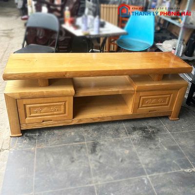 Kệ Tivi Gỗ Tự Nhiên 1m58 – Cổ Điển, Bền Đẹp. Mua bán Tủ, kệ gia đình tại Quận 5 Tp Hồ Chí Minh được đăng bởi Thanh lý Phong Hải