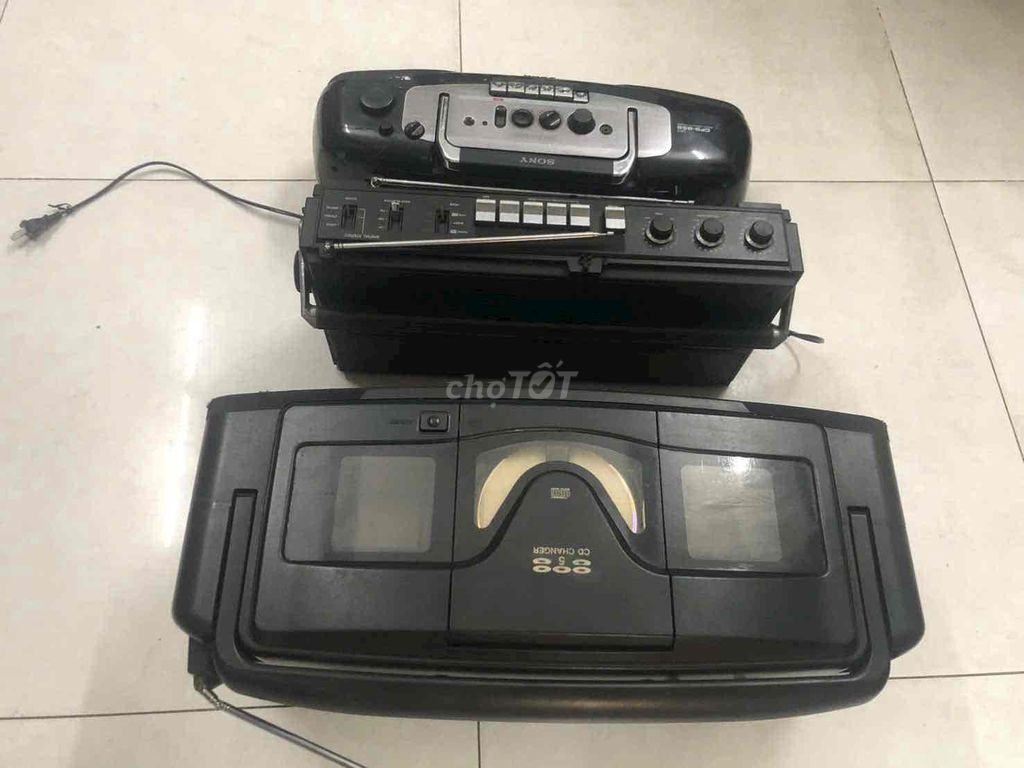 Đài cassette Sharp Đen thanh lý 3 cái. Mua bán Tivi, Âm thanh tại Quận Bình Tân Tp Hồ Chí Minh được đăng bởi Hathanhtung  hình 1