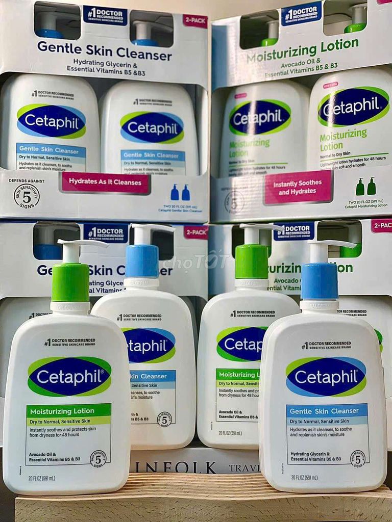 Sữa rửa mặt cetaphil mỹ