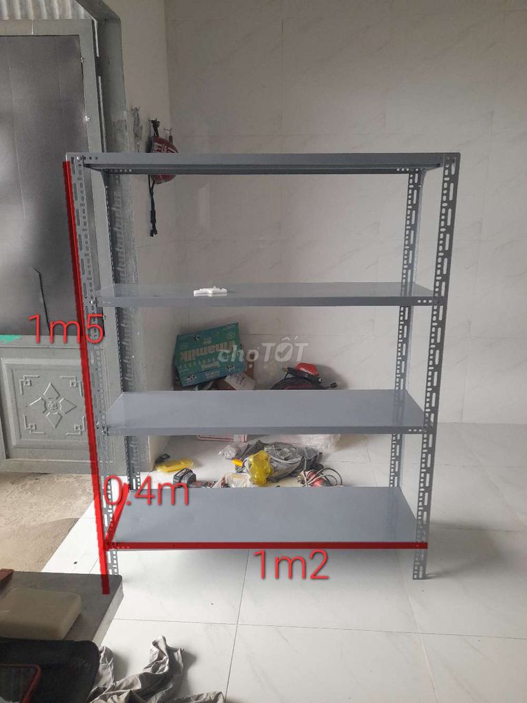 Kệ sắt V lỗ đa năng . Mua bán Tủ, kệ gia đình tại Thành phố Dĩ An Bình Dương được đăng bởi Thu Hoàng hình 1