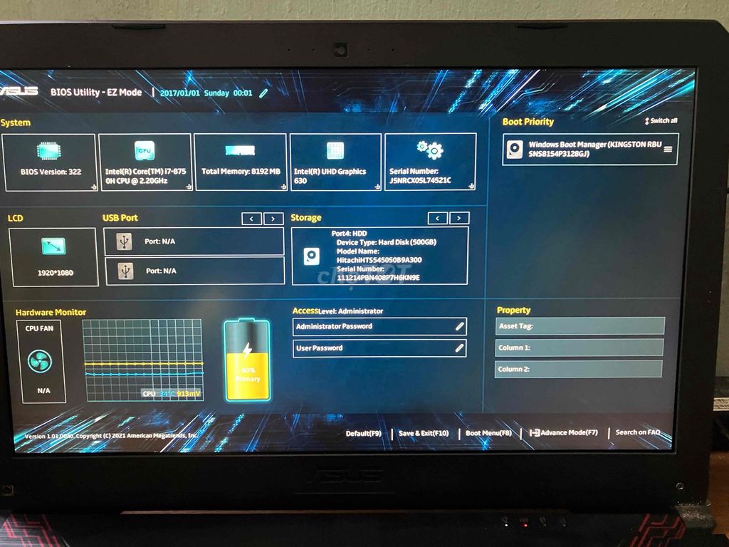 Asus TUF Gaming FX504 i7-8th 8GB/128GB SSD+500GB H. Mua bán Laptop tại Huyện Long Hồ Vĩnh Long được đăng bởi Đồ cũ đủ loại điện thoại loa anply máy tính hình 1