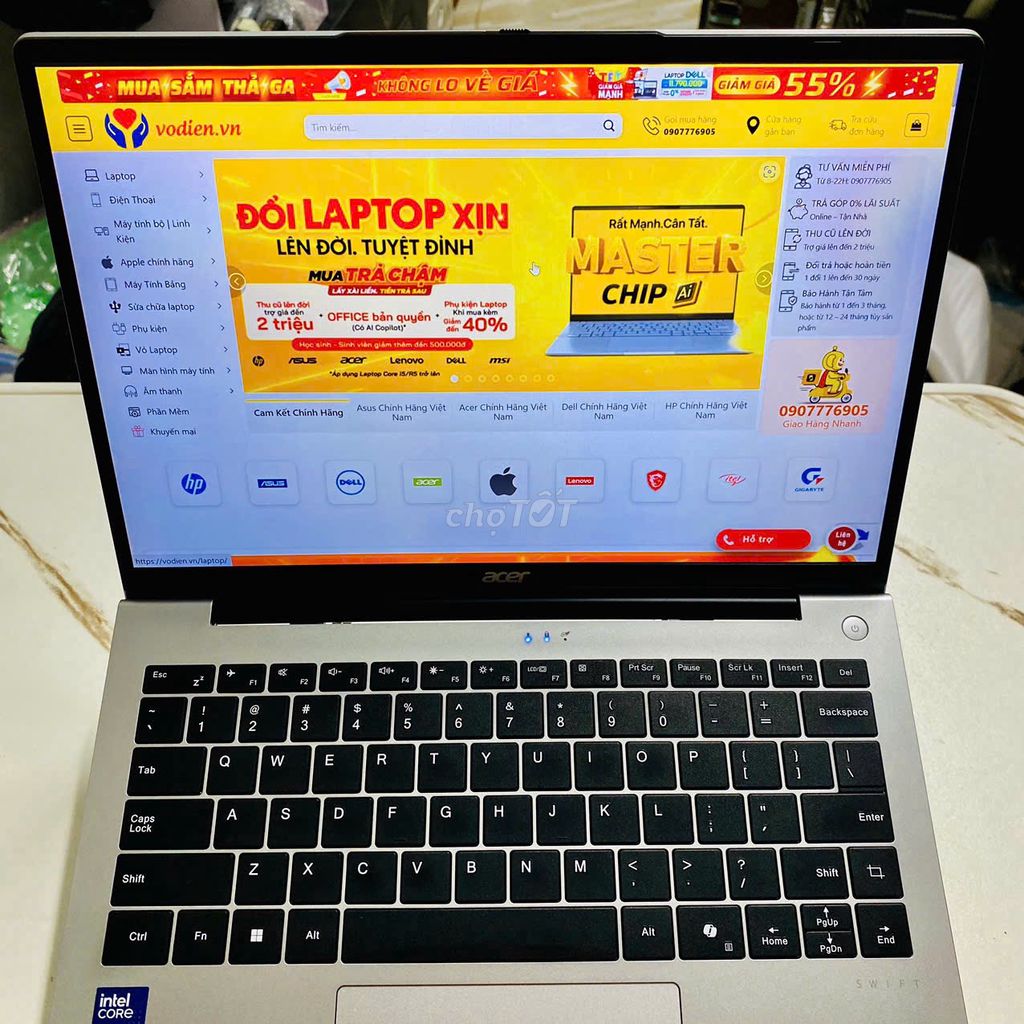 Acer Swift Lite 14-AI SFL14 Ul 5-125U 16/512 Win11. Mua bán Laptop tại Quận Ninh Kiều Cần Thơ được đăng bởi Võ Diện hình 1
