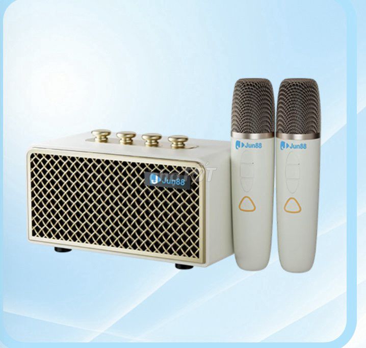 Loa karaoke Jun88 Trắng kem Kim loại, nhựa. Mua bán Tivi, Âm thanh tại Huyện Lục Ngạn Bắc Giang được đăng bởi Phiêu Theo Nhạc hình 1