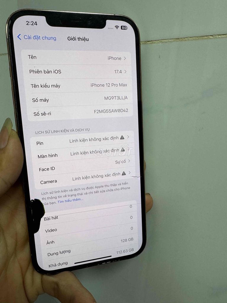 iPhone 12 Pro Max 128GB Vàng Đã sử dụng.... Mua bán Điện thoại tại Thành phố Tân An Long An được đăng bởi lê văn thái hình 1
