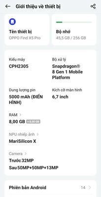 Oppo Find X5 Pro full box bán hoặc Gl