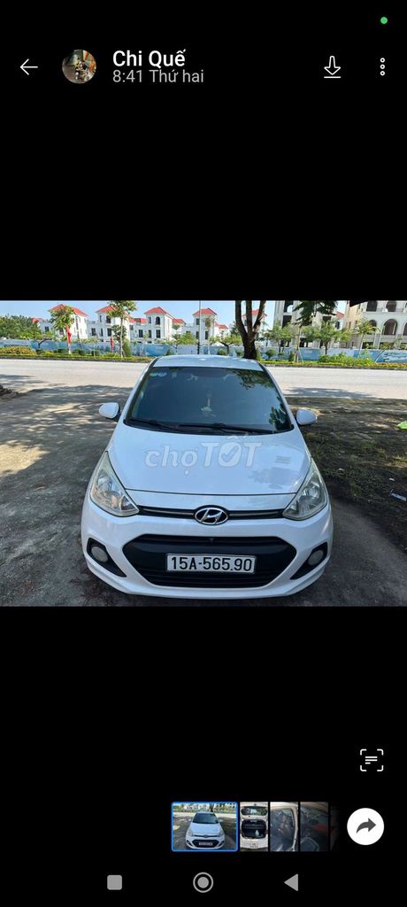 Hyundai Grand i10 хэтчбек белый 5 мест