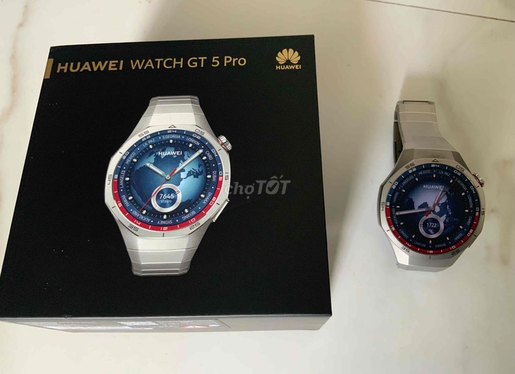 Huawei Watch GT 5 Pro Titan Bạc. Mua bán Thiết bị đeo thông minh tại Huyện Long Thành Đồng Nai được đăng bởi Dang Tuan hình 1