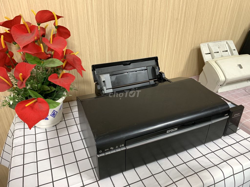 Máy in màu Epson L805 mực nhiệt 6 màu đầu in mới