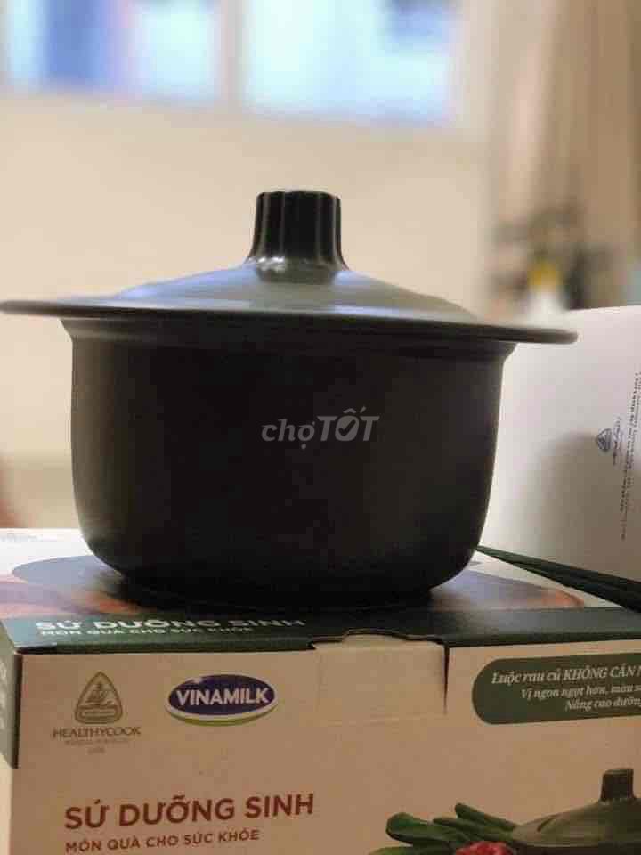 Nồi đất Minh Long Gốm sứ 1 lít Xanh rêu. Mua bán Dụng cụ nhà bếp tại Thành phố Huế Thừa Thiên Huế được đăng bởi gia dụng Huế hình 1