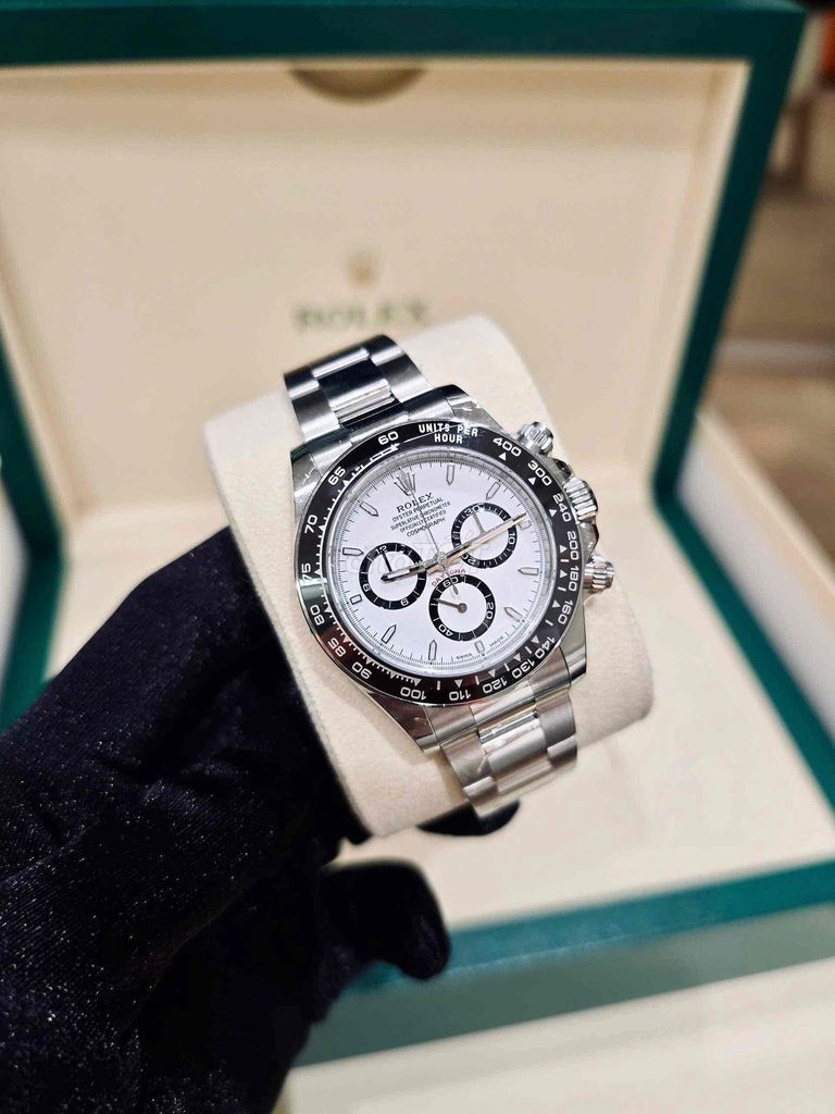 Rolex Cosmograph Daytona Thép Trắng 40mm. Mua bán Đồng hồ tại Quận Đống Đa Hà Nội được đăng bởi Hải Long hình 1