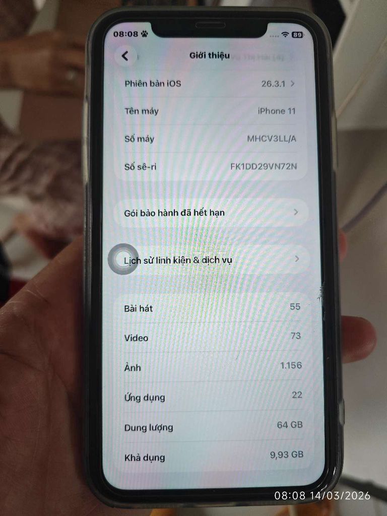 Apple iPhone 11 64GB Tím. Mua bán Điện thoại tại Huyện Ea H'leo Đắk Lắk được đăng bởi Chim Bìm Bịp hình 1