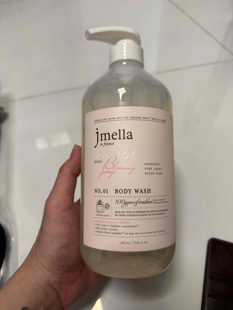 Sữa tắm Jmella Blooming Peony 1000ml Hàn Quốc. Mua bán Phụ kiện thời trang khác tại Quận 6 Tp Hồ Chí Minh được đăng bởi Gift Tester Outlet hình 1