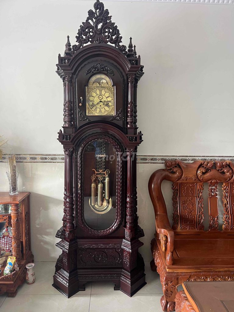 Đồng hồ cây Gỗ tự nhiên Đức Cổ điển 2.7m. Mua bán Nội thất, đồ gia dụng khác tại Thành phố Dĩ An Bình Dương được đăng bởi phạm Văn Hiệu hình 1